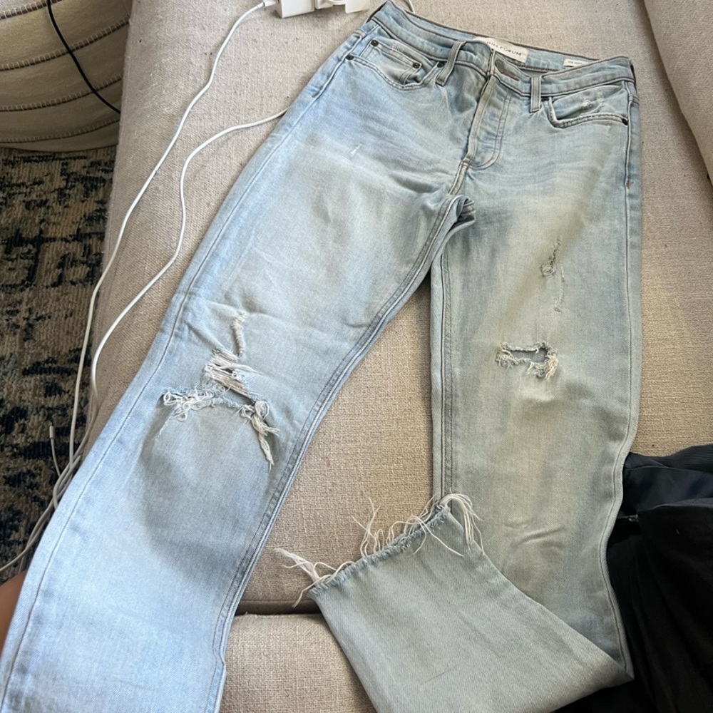 Aritzia Denim Forum Yoko high rise slim jeans